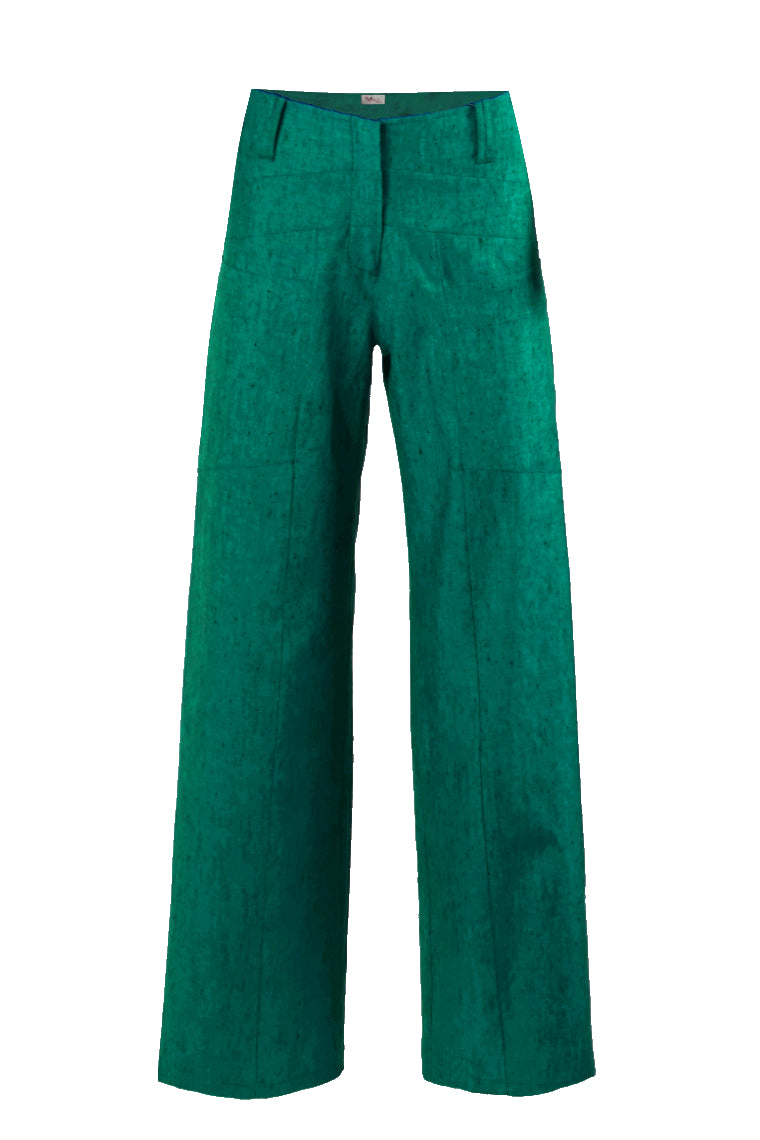 HeArt - Broek Triangle linnen LNS - A07 Green