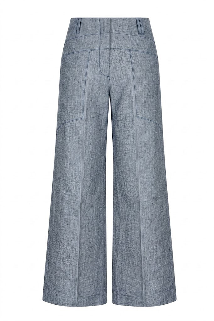 HeArt - Broek Triangle linnen LNS - Grey