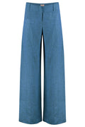 HeArt - Broek Triangle linnen LNS - A21 Jeans Blue