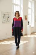 Angel Circle Tunic  roze-paars-zwart*