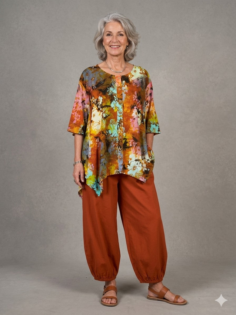 Normal Crazy - Wizard batik - korte mouw
