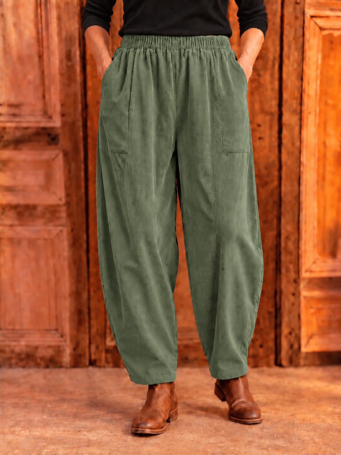 BB Style - Ribbroek lang - Army