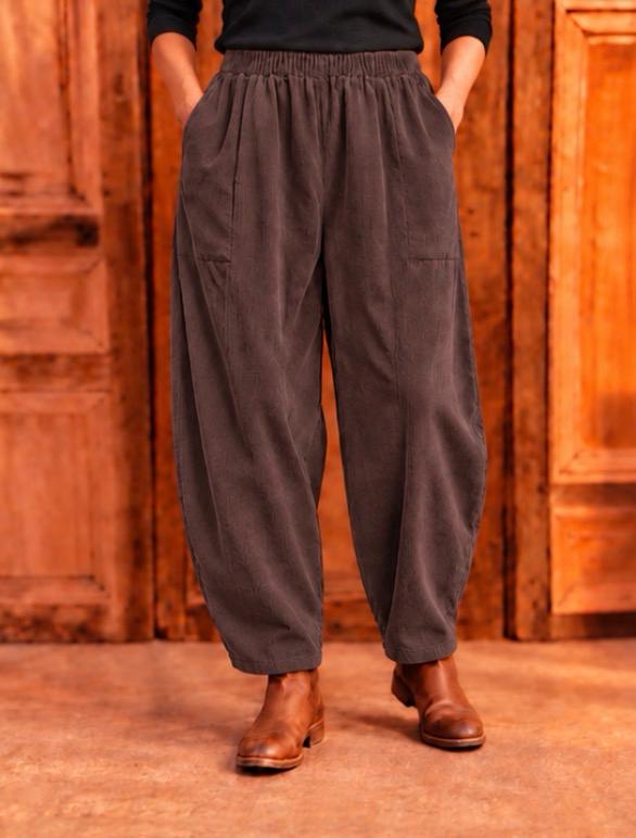 BB Style - Ribbroek lang - Bruin