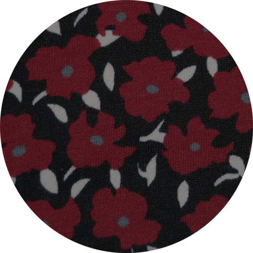 Boris - Basic legging van zacht elastisch katoen Bloemen print - nr. 3048