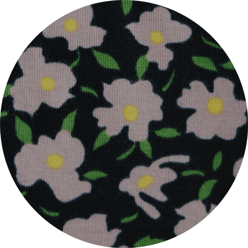 Boris - Basic legging van zacht elastisch katoen Bloemen print - nr. 3048