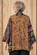 Normal Crazy - 1 Short jacket +15 Patchwork Donkerbruin
