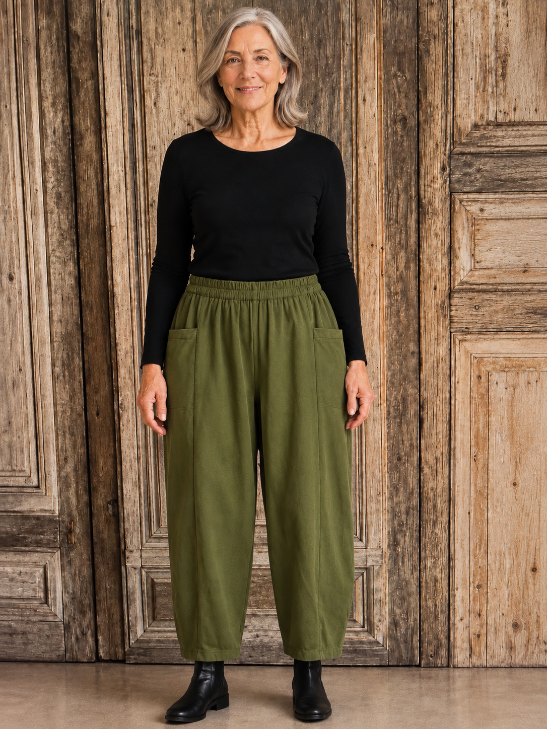 Sinne - Hose Anthrazit 2421002 khaki