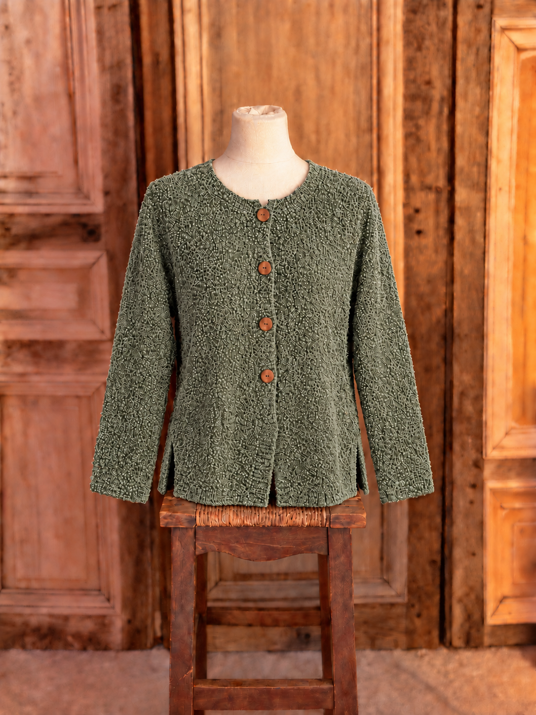Billy B - Cardigan Carrie - Army
