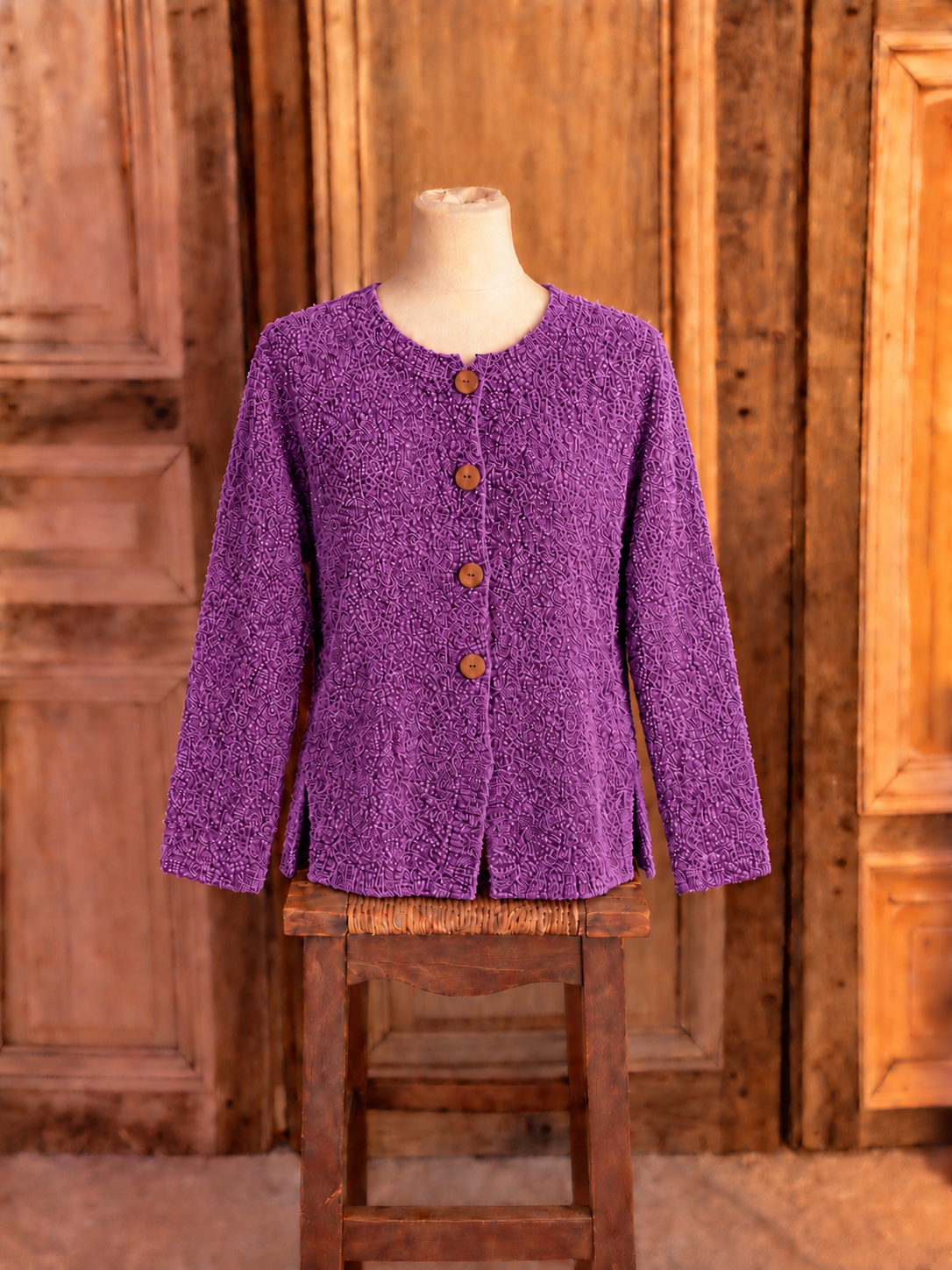 Billy B - Cardigan Carrie - Dark Purple