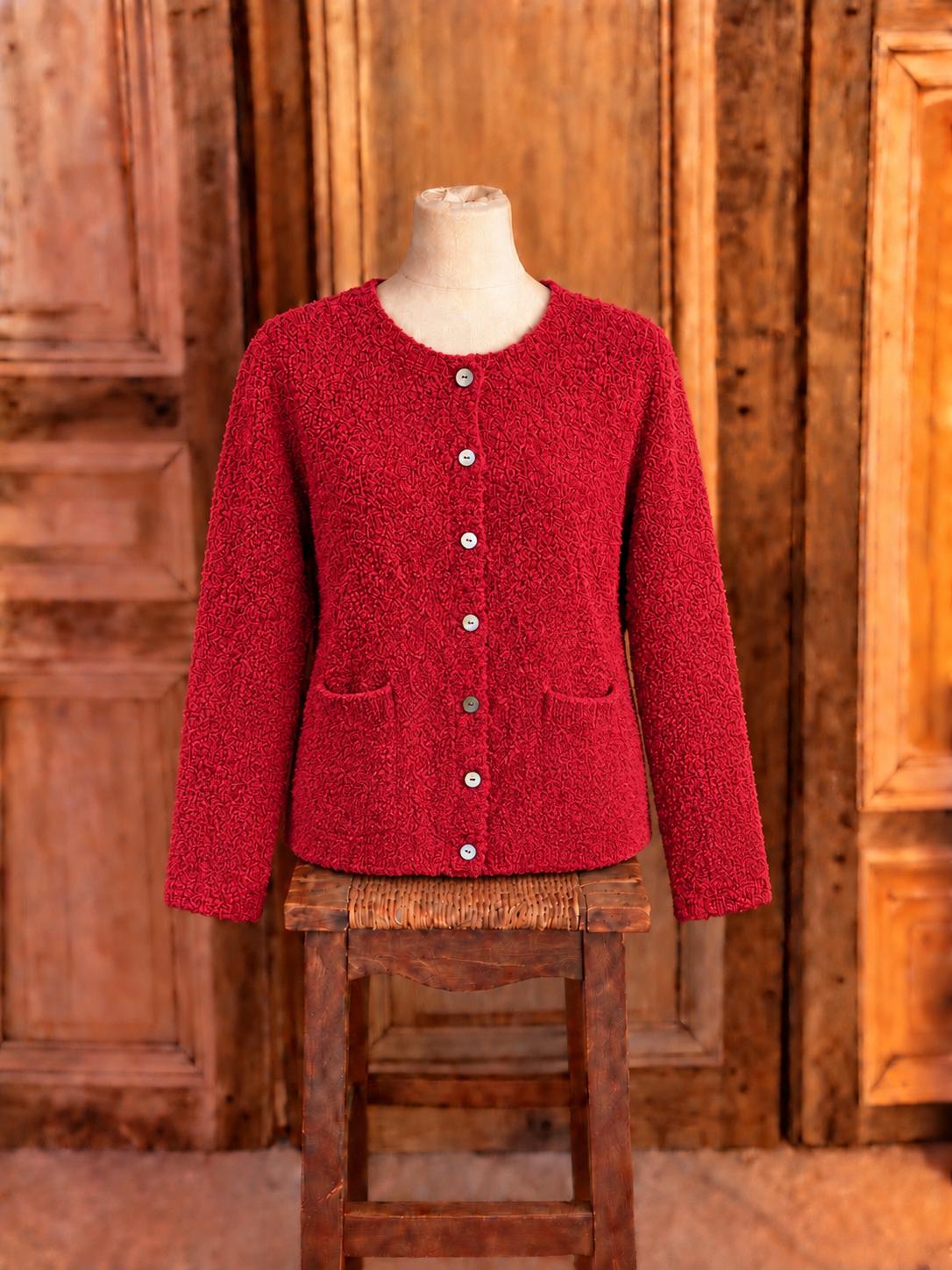 Billy B - Cardigan Janet - New Red