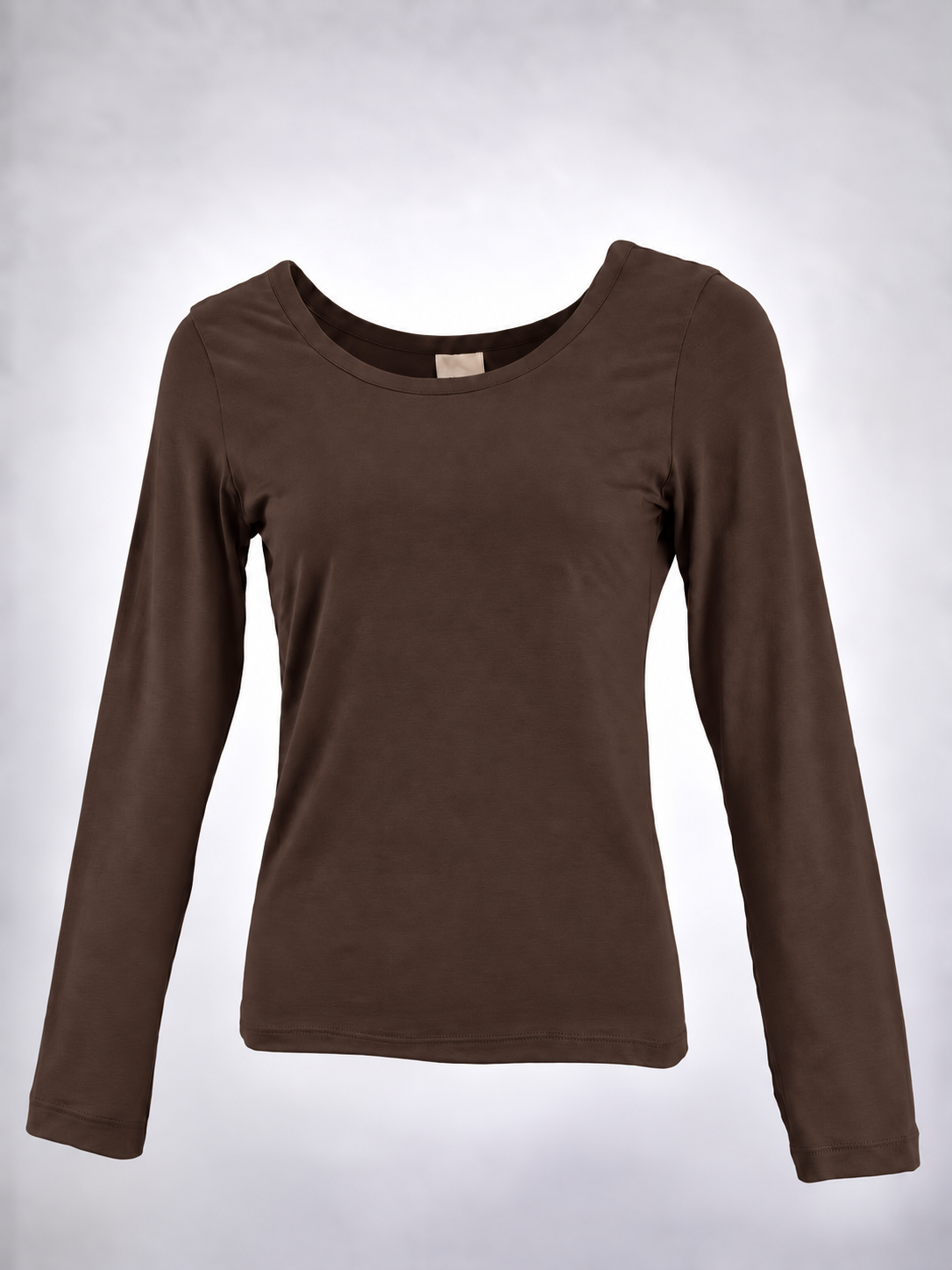 HeArt - Basic shirt lange mouw BVS - Chocolate