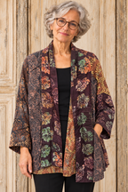 Normal Crazy - 1 Short jacket +15 Patchwork Donkerbruin