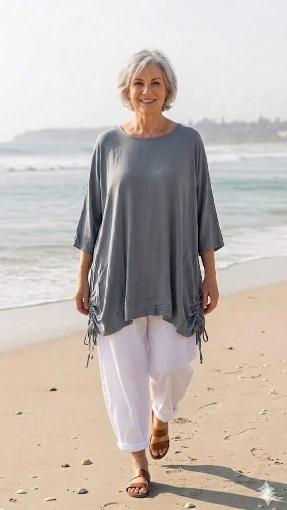 Luna Serena - 83 Tuniek Ebony - Grijs/Blauw