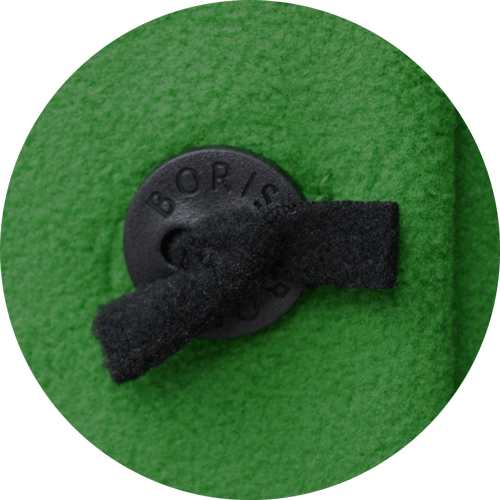 Boris - Lange jas met knopen - nr. 1118 Rood