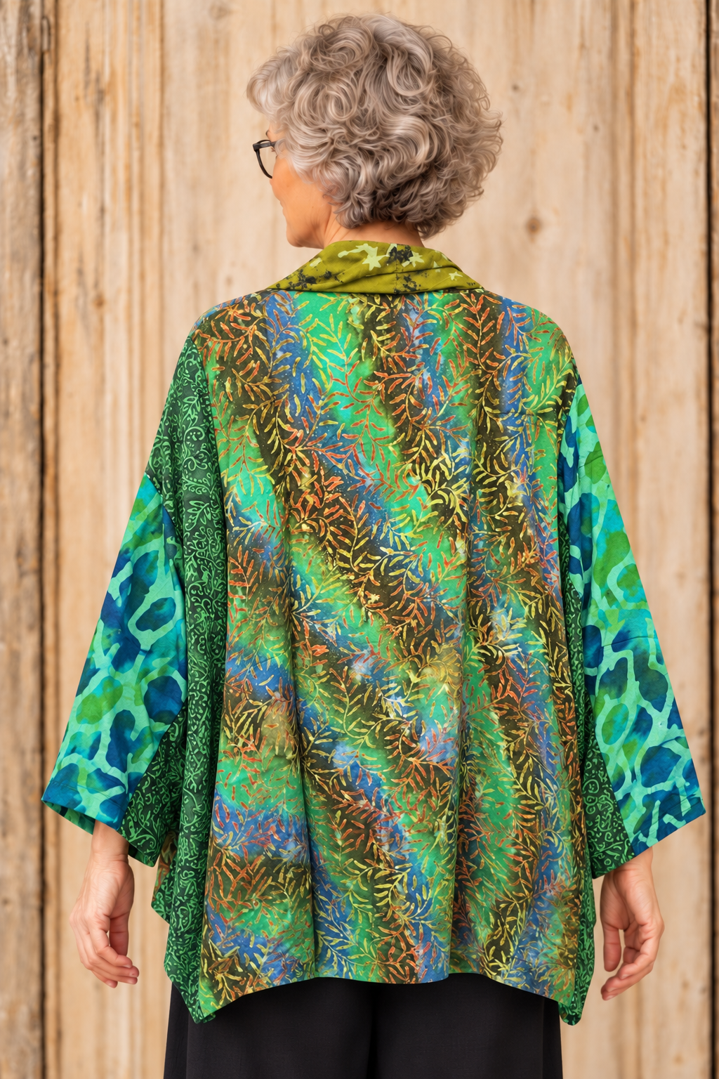 Normal Crazy - 1 Short jacket +15 Patchwork groen 2