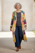 IVKO - V-hals vest - maximalist tropics pattern