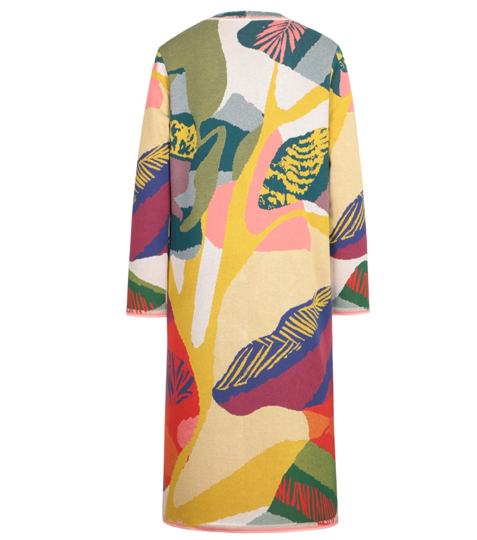 IVKO - V-hals vest - maximalist tropics pattern