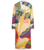 IVKO - V-hals vest - maximalist tropics pattern