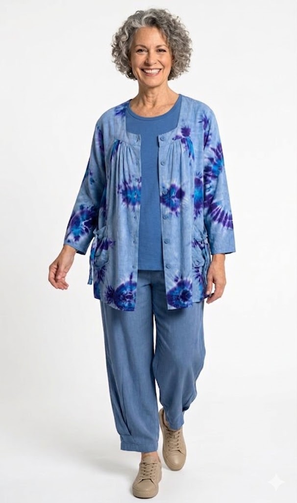 Luna Serena - jacket Bailey 03 - Grijs/blauw
