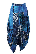 HeArt -  Kotori rok Patchwork Blauw
