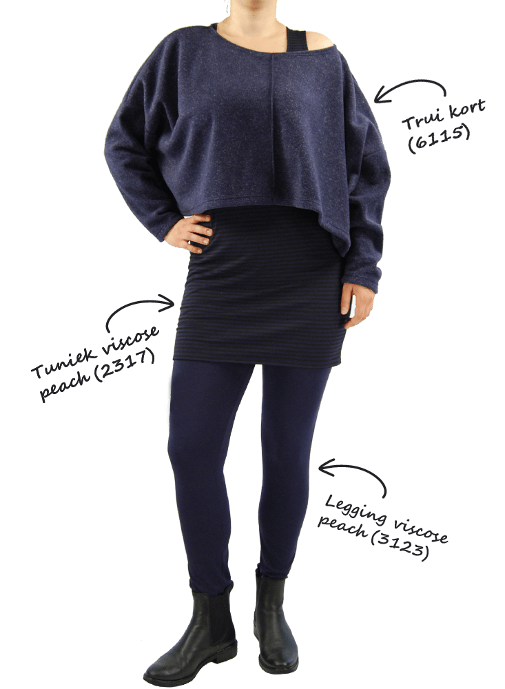 Boris -  Basic Legging  'dikkere viscose' - nr. 3123
