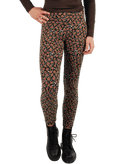 Boris - Basic legging van zacht elastisch katoen Bloemen print - nr. 3048
