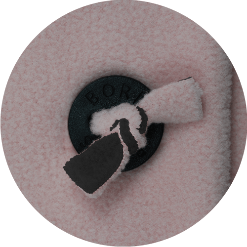 Boris - Jas capuchon zware kwaliteit fleece - uni nr. 1100