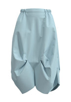 Luukaa - Poplin rok - Licht blauw/groen