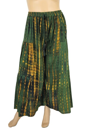 Luna Serena - Broek Mandalay 07 - Print Groen Tie-dye