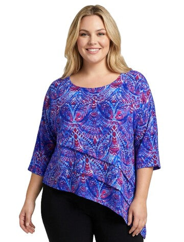 Luna Serena - Shirt Marcy - 04 Blue-red
