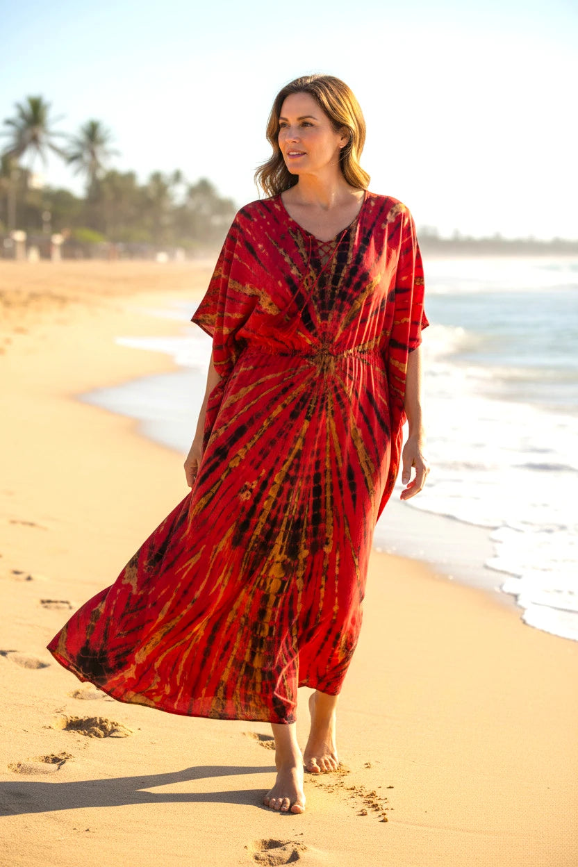Luna Serena - Kaftan Nola - Red