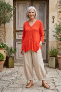 Normal Crazy - Palm 5 button - China Red