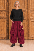 Normal Crazy - Pant Pocket Babyrib - Bordeaux