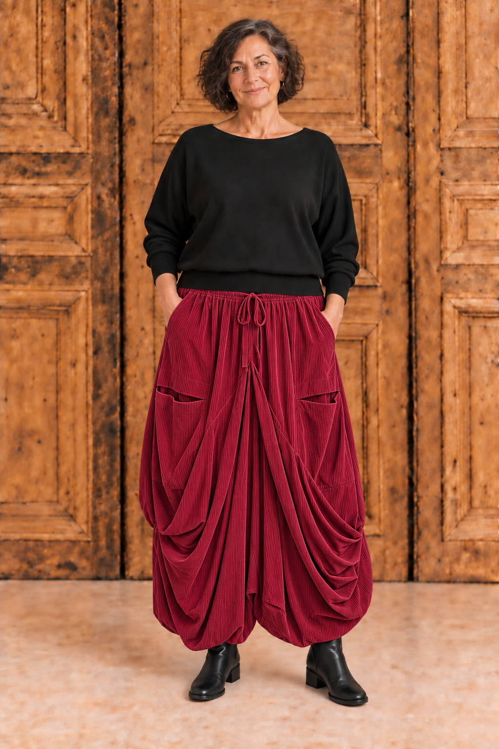 Normal Crazy - Skirt Puur Baby Corduroy - Bordeaux