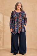 Normal Crazy - Top Wizard L5 - Batik Donkerblauw
