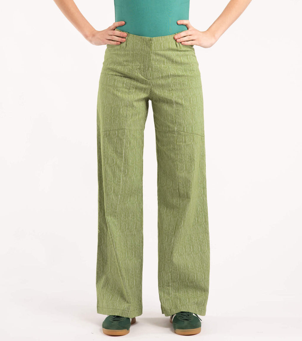 HeArt - Triangle broek CS2 - Print Green streep