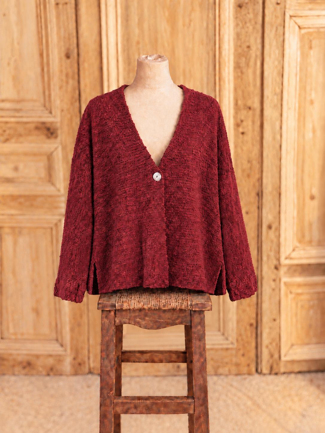 Billy B - Cardigan Nina - 76 Light Bordeaux