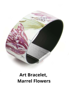 Fates - Art Bracelet, Marrel Flowers, 25mm
