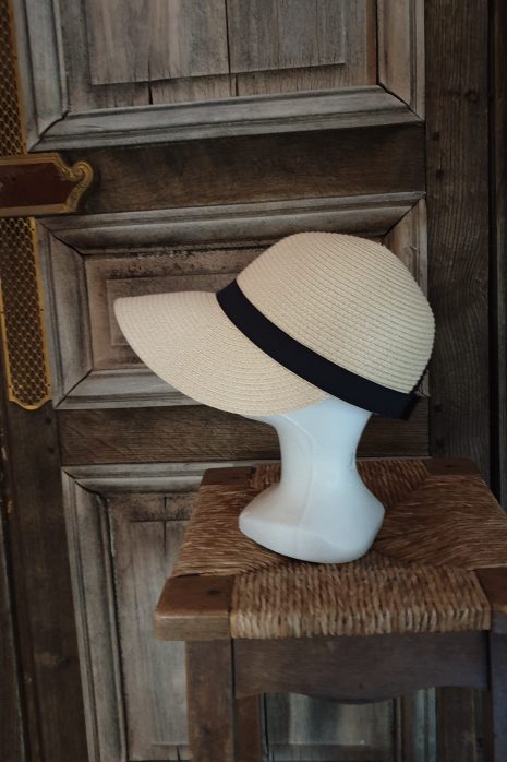 BB Style – Beach hoed met Schuine Rand – Naturel