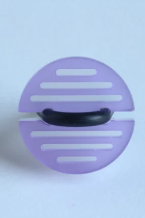 Trijn sieraden - Ring cirkels - (#R25-48) - Paars