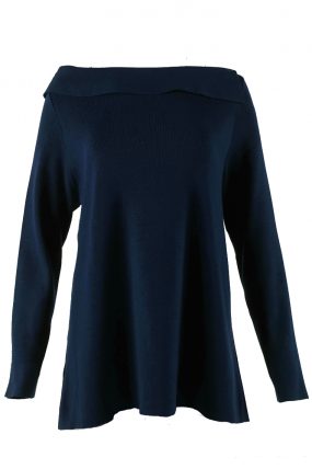 Heart - Goldie sweater Bres - Donkerblauw