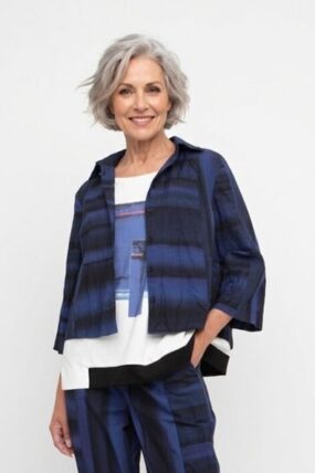 Ozai N Kü - Crinkle Blouse 860794 - Pleats