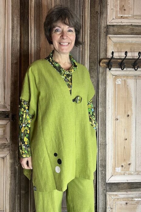 Geesje Sturre - Gilet #616553 - Lime groen 674 - Afbeelding 2