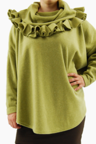 Boris - Trui klokjes Fleece mêlee uni - nr. 6199