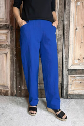 Geesje Sturre - Linnen broek 624458 - Kobalt 642