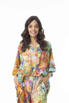 ORIENTIQUE - Digital Top Boxy - Oriental