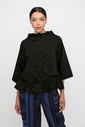 Ozai N Kü - Katoenen Blouse 860354 - Black