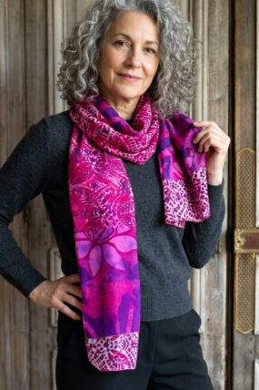 Luna Serena - Sjaal Patchwork - Fuchsia