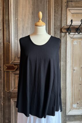 Angel Cirkle - Basic T shirt singlet zwart