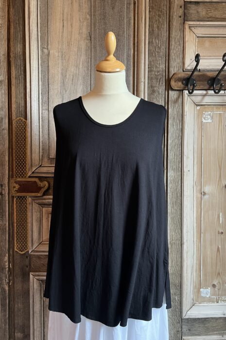Angel Cirkle – Basic T shirt singlet zwart